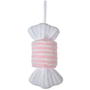 Clayre & Eef 66111P Hanger Candy Pink Wit 11x8x20 cm