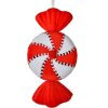 Clayre & Eef kerstetiket snoep rood wit 13x5x25 cm