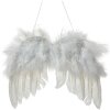 Clayre & Eef 66135 Hanger Engelenvleugels Wit 20x1x16 cm