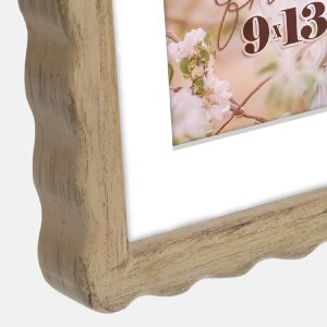 ZEP Houten fotolijst Lione Bruin Natuur 13x18 tot 30x40 Passepartout Vintage