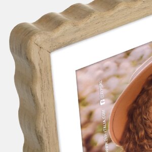 ZEP Houten fotolijst Lione Bruin Natuur 13x18 tot 30x40 Passepartout Vintage