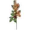 Clayre & Eef decoratieve tak kerstdecoratie goud groen 10x5x33 cm