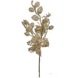 Clayre & Eef Decoratieve Tak Goudkleurig 12x6x27 cm...