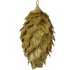 Clayre & Eef 66173GO Kerstdecoratie Bloem Goud Set van 3 Ø7x13cm