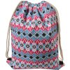 Juleeze JZBG0306 Rugzak Ethno Blue Rood 34x1x43 cm