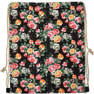 Juleeze JZBG0307 Rugzak Floral Chic Zwart 34x1x43 cm