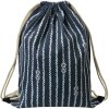 Juleeze JZBG0309 Rugzak Blauw Wit Nautisch 34x43 cm Koord Gymtas