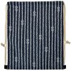 Juleeze JZBG0309 Rugzak Blauw Wit Nautisch 34x43 cm Koord Gymtas
