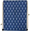 Juleeze JZBG0310 Rugzak blauw-wit nautisch 34x1x43 cm