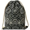 Juleeze JZBG0311 Rugzak Boho Zwart-Wit 34x1x43 cm