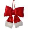 Clayre & Eef 66097S Decoratieve Strik Rood Wit 15x3x17 cm