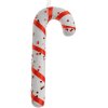 Clayre & Eef 66176 Decoratiehanger Candy Cane 7x2x17 cm Wit Rood