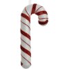 Clayre & Eef Decoratieve Hanger Candy Cane Wit Rood 8x3x20 cm