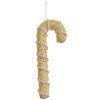 Clayre & Eef Hanger Candy Cane Geel Roze 10x3x26 cm Kunststof