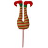 Clayre & Eef Kerst Elfen Poten Decoratie 19x4x50 cm Rood Groen Wit