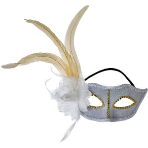 Clayre & Eef 66190 Masker Grijs 22x9x21 cm Polyester...