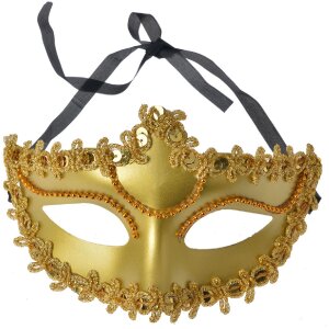 Clayre & Eef 66191 Masker Goud 18x10x10 cm Klassiek...