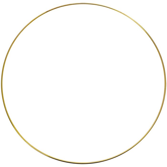 Clayre & Eef 66200L Decoratiering Goud Ø 40x1 cm Metaal