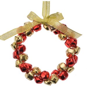 Clayre & Eef 66201 Decoratie Hanger Rood Goud...