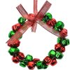 Clayre & Eef 66202 Decoratie Hanger Krans Rood Groen Ø 11x2 cm