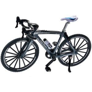 Clayre & Eef 66203 Model Fiets Grijs/Zwart 20x5x12 cm...