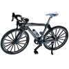 Clayre & Eef 66203 Model Fiets Grijs/Zwart 20x5x12 cm Decoratie IJzer Kunststof