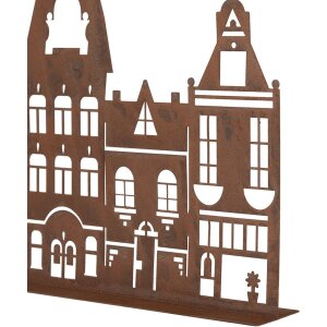 Clayre & Eef 6Y5779 Decoratie Huis 29x5x21 cm Landelijke stijl Metaal Bruin