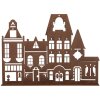 Clayre & Eef 6Y5779 Decoratie Huis 29x5x21 cm Landelijke stijl Metaal Bruin