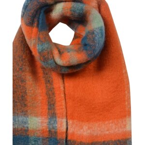 Juleeze JZSC0820O Sjaal oranje geruit 35x212 cm Dames...