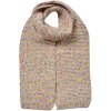 Juleeze JZSC0829BE Dames Sjaal Beige 14x146 cm met kleurrijke accenten