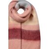 Juleeze JZSC0832P Sjaal Roze Beige 37x210 cm Dames met Franjes