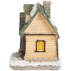 Clayre & Eef 6PR5735 Decoratie Huis LED Beige Groen 5x5x6 cm