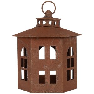 Clayre & Eef 6Y5785 Lantaarn Bruin Ø 19x22 cm...