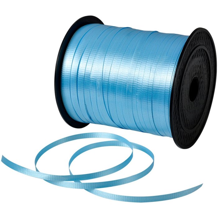 Clayre & Eef Lint Blauw 0.5cm x 228m Kunststof glanzend