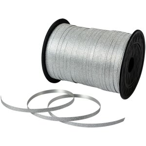 Clayre & Eef LI0148 Zilverkleurig Geschenkband 0.5cm...