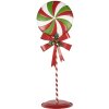 Clayre & Eef 6Y5635 Decoratie Lolly LED 36x29x100 cm Metaal Rood Groen