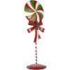 Clayre & Eef 6Y5635 Decoratie Lolly LED 36x29x100 cm Metaal Rood Groen