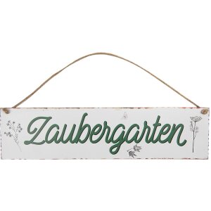 Clayre & Eef Tekstbord Magische Tuin Tuindecoratie...