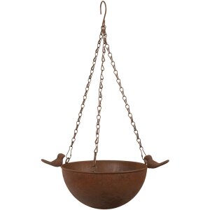 Clayre & Eef 6Y5793 Hangende Vogelvoederbak Antiek Bruin 30x21x14/50 cm