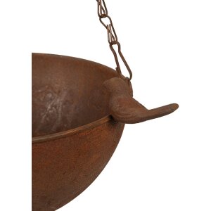 Clayre & Eef 6Y5793 Hangende Vogelvoederbak Antiek Bruin 30x21x14/50 cm