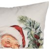 Clayre & Eef KT021.420 Kussenhoes 45x45cm Kerstmotief landelijke stijl wit