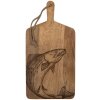 Clayre & Eef 6H2391 Decoratie Snijplank Naturel Bruin Hout 25x2x50 cm