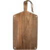 Clayre & Eef 6H2391 Decoratie Snijplank Naturel Bruin Hout 25x2x50 cm