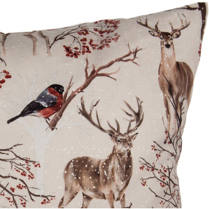 Clayre & Eef KT021.402 Kussenhoes 45x45 cm Beige...