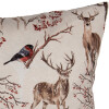 Clayre & Eef KT021.402 Kussenhoes 45x45 cm Beige Winter Landelijke stijl