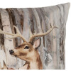 Clayre & Eef KT021.404 kussenhoes 45x45cm herten bos dieren landelijke stijl