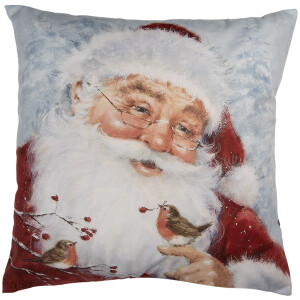 Clayre & Eef KT021.406 Kussenhoes Kerst Design Grijs...