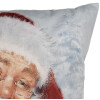 Clayre & Eef KT021.406 Kussenhoes Kerst Design Grijs Rood 45x45 cm