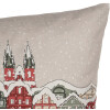 Clayre & Eef KT021.409 Kussenhoes wintermotief beige 45x45 cm