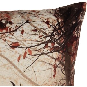 Clayre & Eef KT021.414 Kussenhoes 45x45 cm Bruin Oranje Hertenmotief